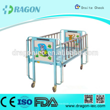 DW-CB01 cama de hospital de calidad de venta caliente para niños con ruedas